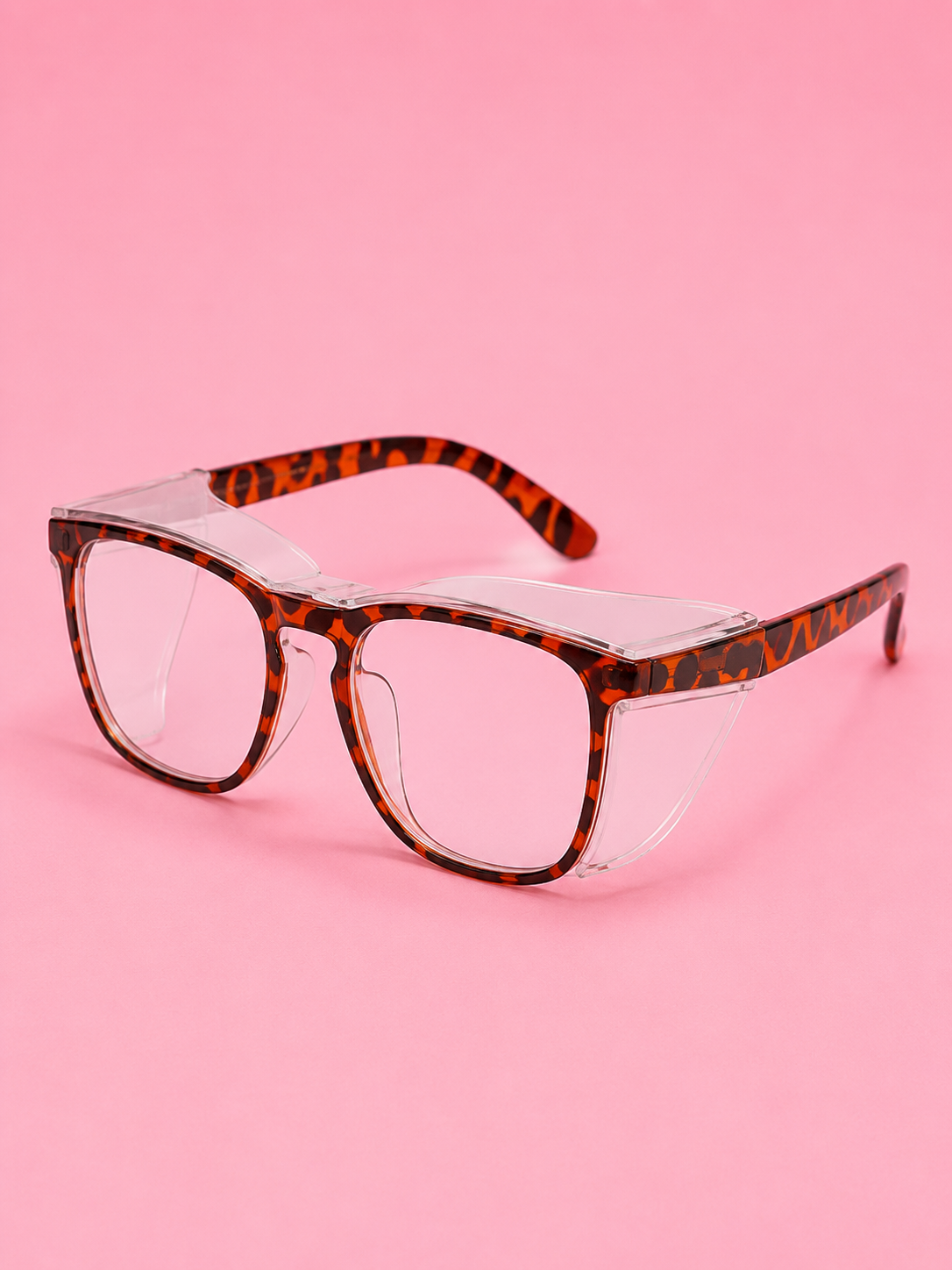 Tortoiseshell Protective Dental Safety Glasses