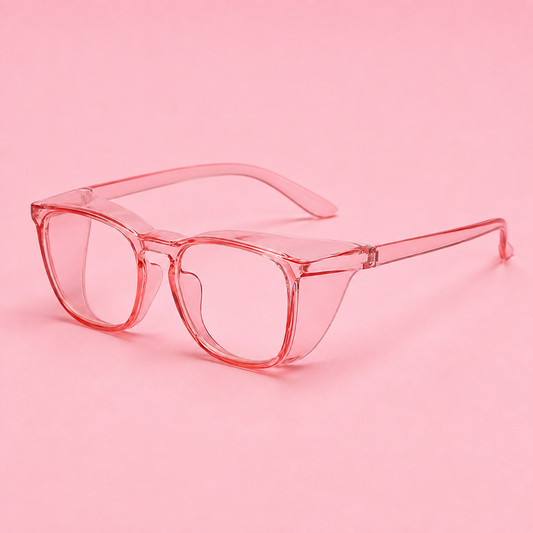 Pink Protective Dental Safety Glasses