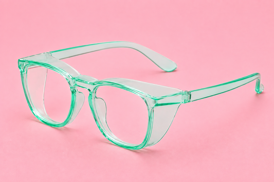 Green Protective Dental Safety Glasses