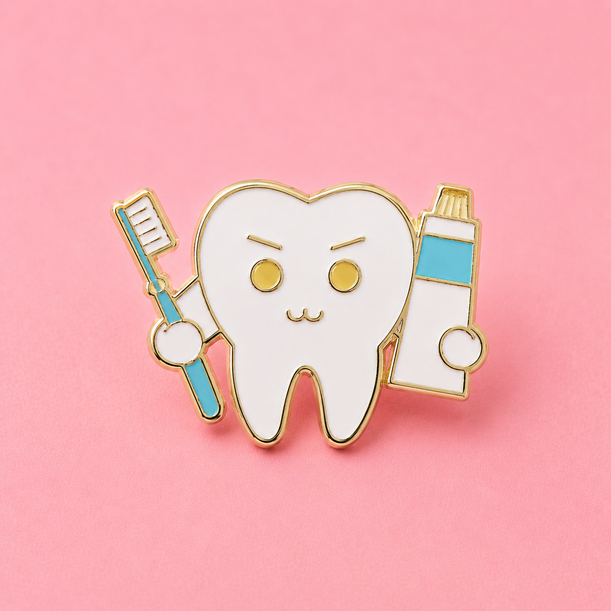 Brushing Tooth Pin
