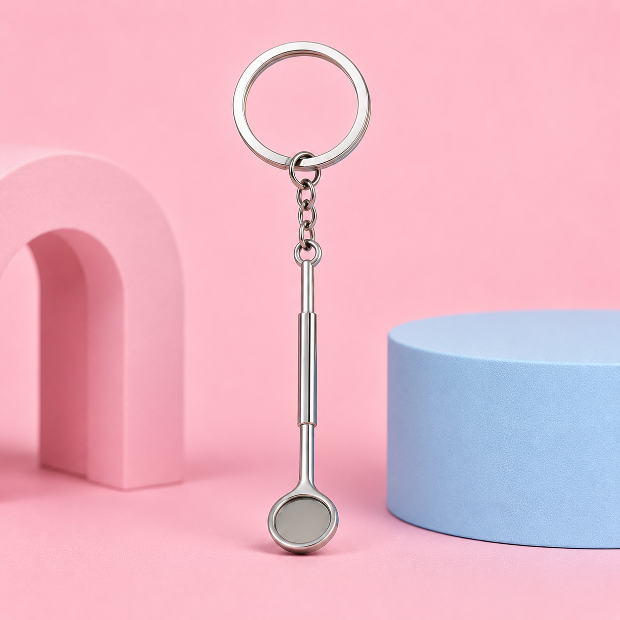 Dental Mirror Keychain