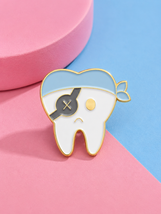Pirate Tooth Enamel Pin