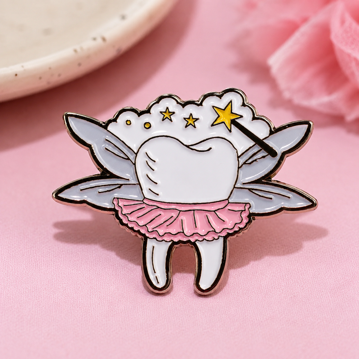 Fairy Tooth Enamel Pin
