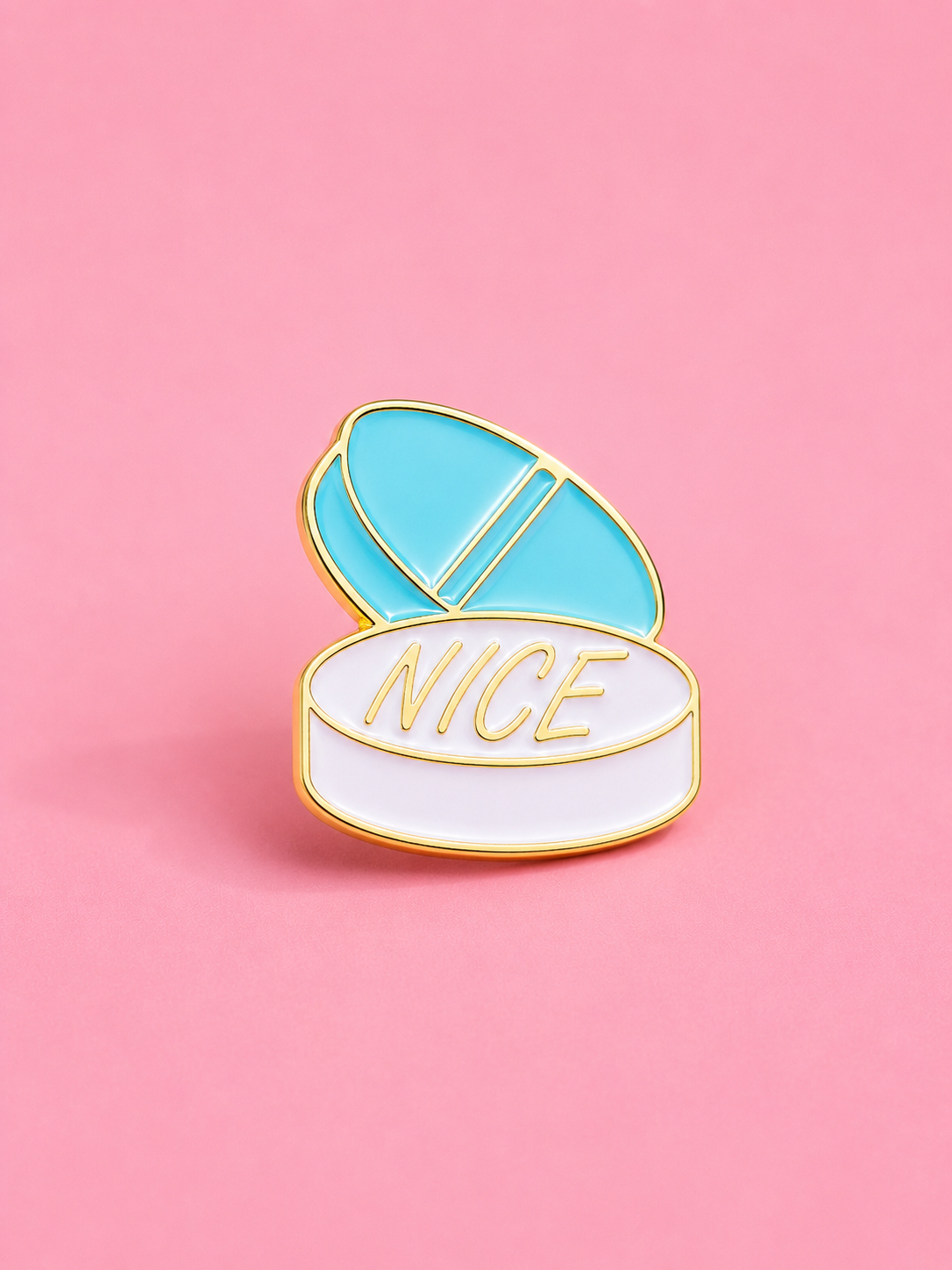 Nice Pill Enamel Pin