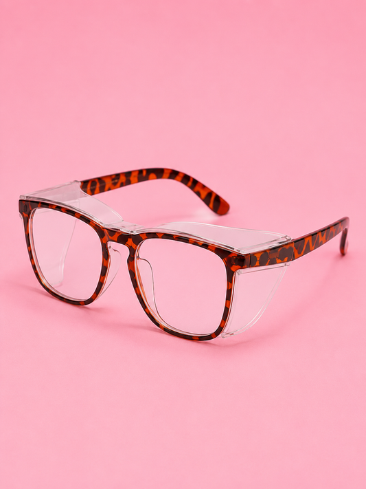 Tortoiseshell Protective Dental Safety Glasses