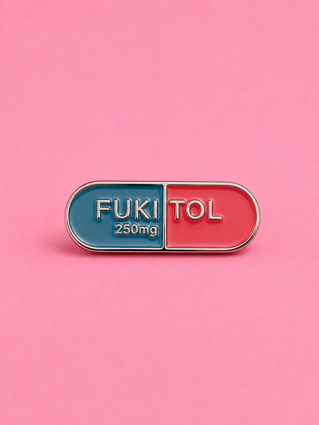 FUKITOL 250mg Capsule Enamel Pin
